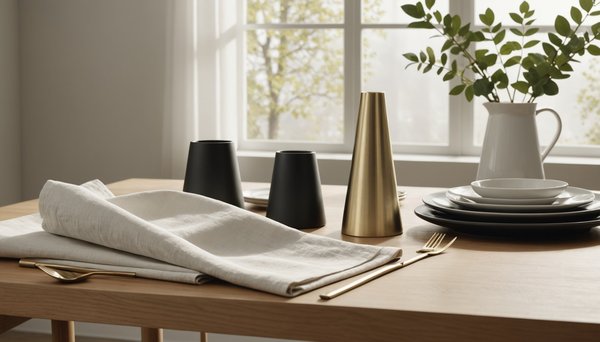 Découvrez les porte-serviettes de table alliant style et utilité